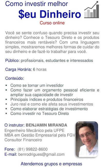 Como Investir Melhor seu Dinheiro - Curso Online