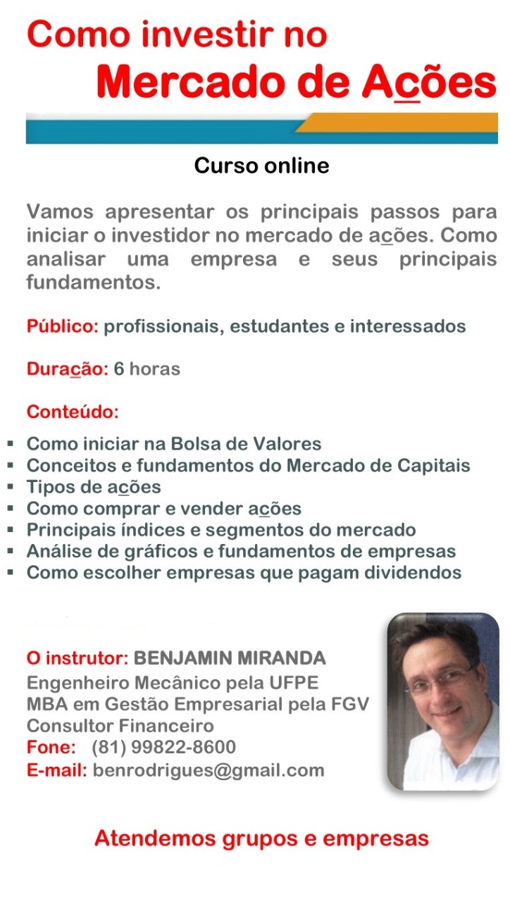 Como Investir no Mercado de Acoes - Curso Online