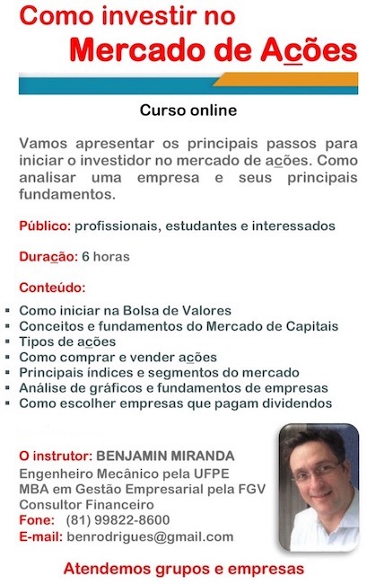 Como Investir no Mercado de Acoes - Curso Online